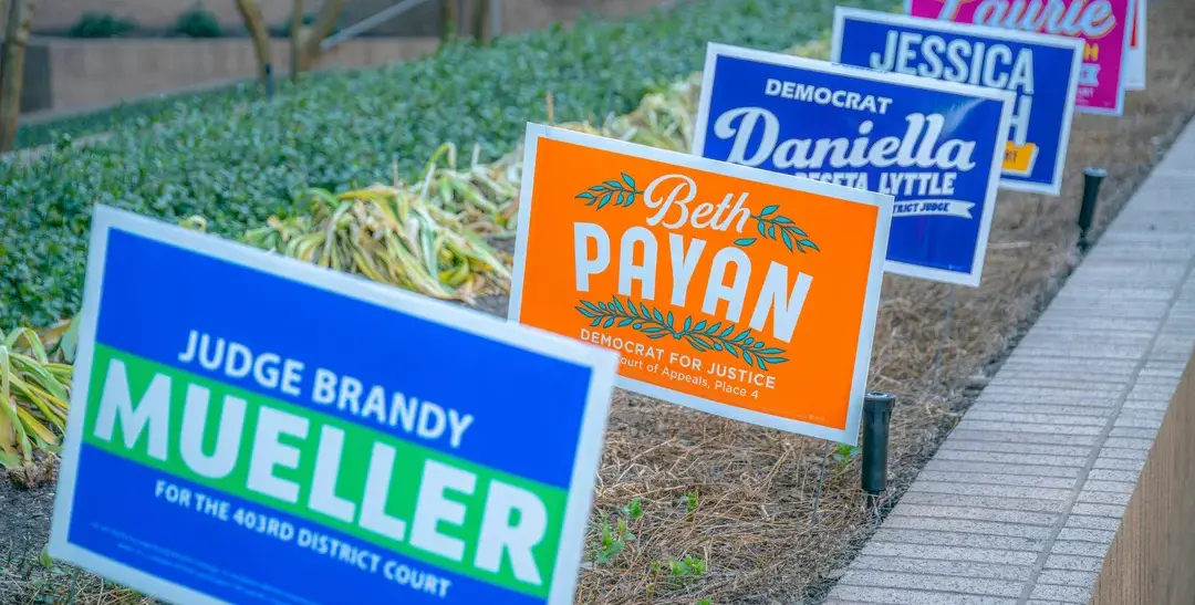 custom political yard signs
